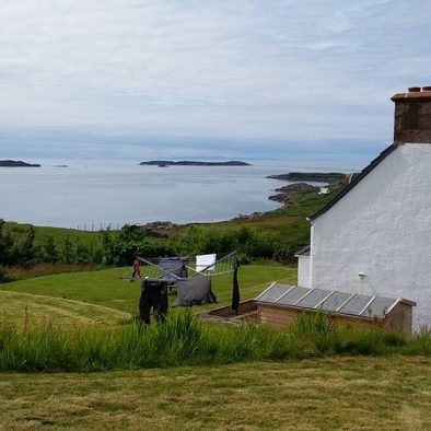 The view from Gables Cottage overlooking the Summer Isles