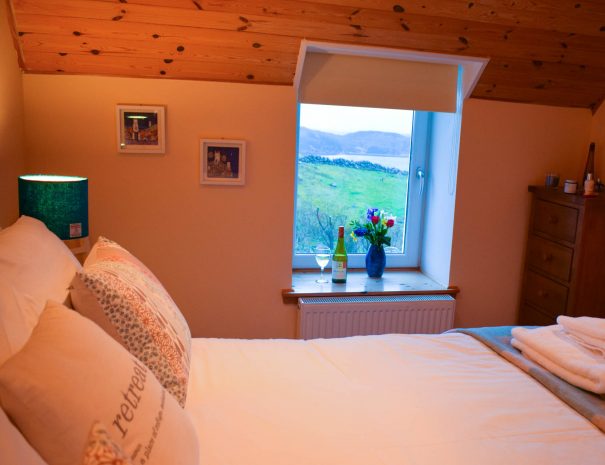 Our bedrooms at Gables Cottage near Achiltibuie are a lovely place to relax and unwind