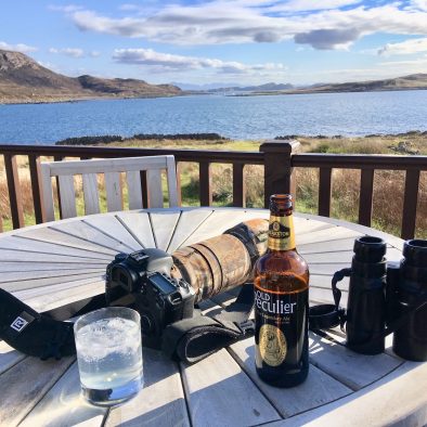 The view from Port Beag Holiday Chalets, Altandhu